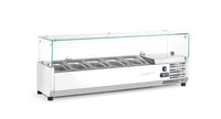 Arktic Kyld serveringsbehållare GN 1/4, 7x GN 1/4, 230V/180W, 1505x335x(H)460mm
