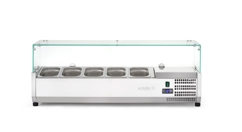 Arktic Kyld serveringsbehållare GN 1/4, 8x GN 1/4, 230V/180W, 1805x335x(H)460mm