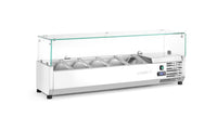 Arktic Kyld serveringsbehållare GN 1/4, 7x GN 1/4, 230V/180W, 1505x335x(H)460mm
