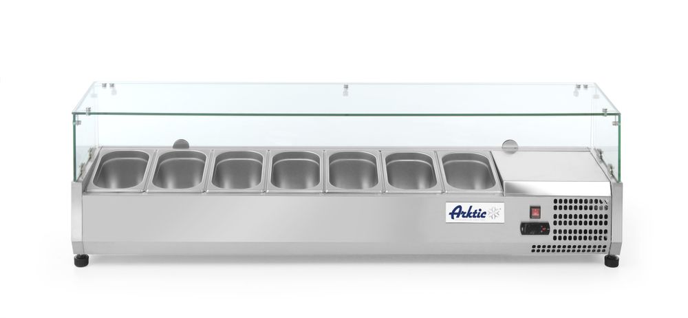 Refrigerated countertop server GN 1/4, Arktic, 7x GN 1/4, 230V/180W, 1505x335x(H)460mm