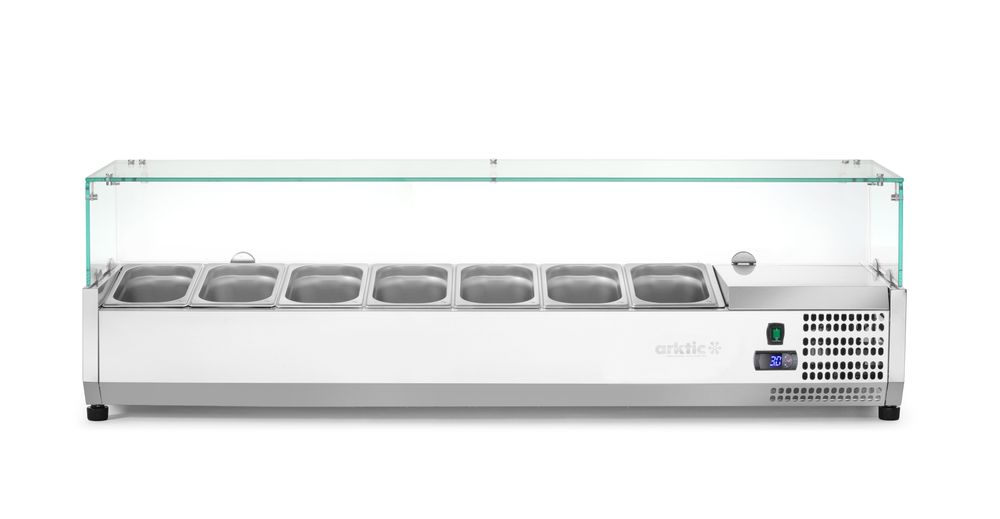 Arktic Kyld serveringsbehållare GN 1/4, 5x GN 1/4, 230V/180W, 1205x335x(H)460mm
