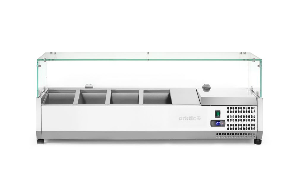 Arktic Kyld serveringsbehållare GN 1/3, 4x GN 1/3, 230V/180W, 1208x400x(H)456mm