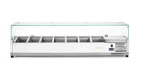 Arktic Kyld serveringsbehållare GN 1/3, 7x GN 1/3, 230V/180W, 1605x420x(H)460mm