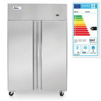 Arktic Frysskåp med 2 dörrar 900L, Profi Line, 230V/750W, 1200x740x(H)1950mm