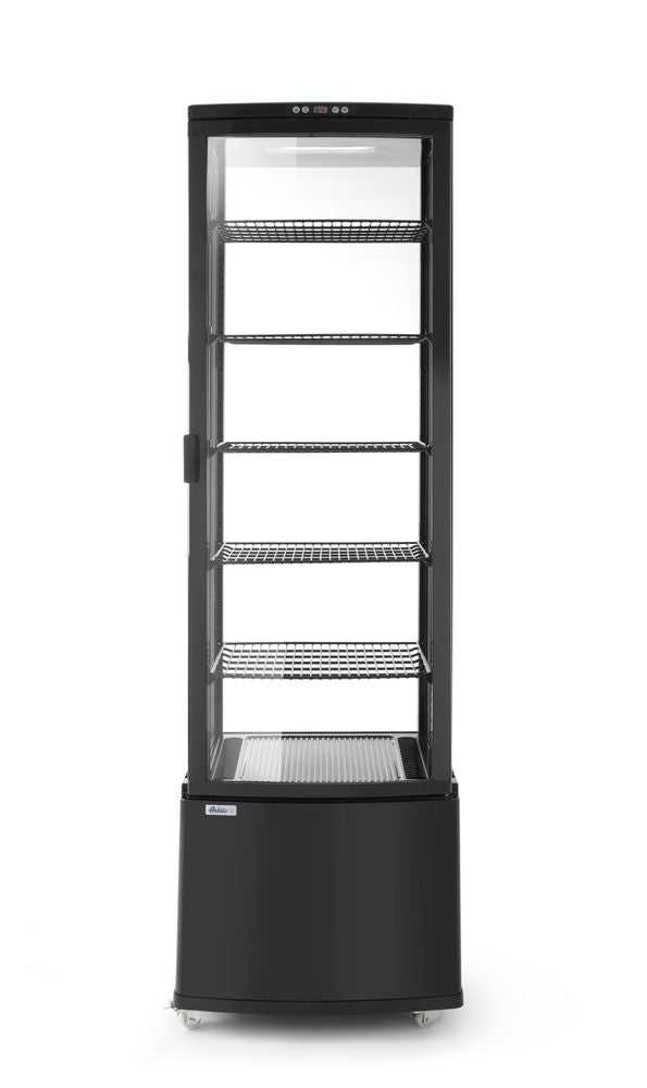 Refrigerated display cabinet, 270 l, Arktic, Black, 230V/290W, 556x526x(H)1913mm