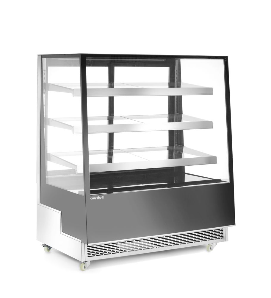 Arktic Kylskåp med 3 sneda hyllor, 650L, Svart, 230V/490W, 1200x833x(H)1460mm