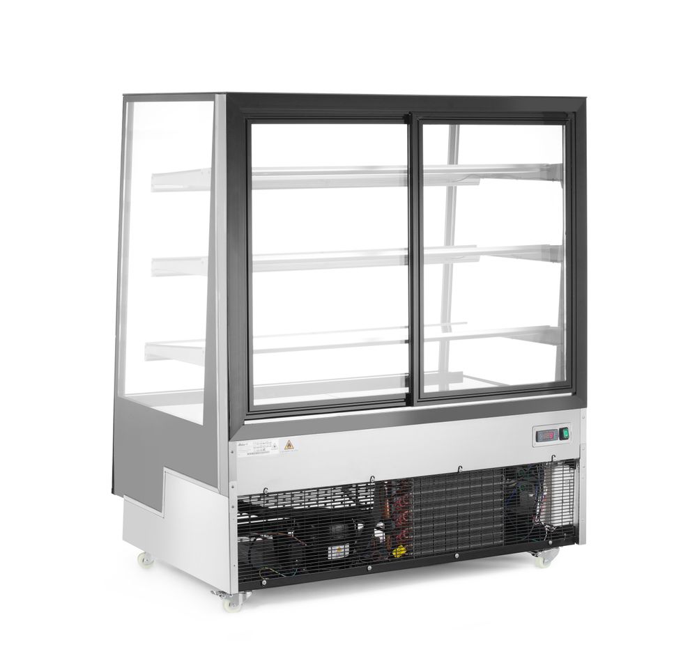 Arktic Kylskåp med 3 sneda hyllor, 650L, Svart, 230V/490W, 1200x833x(H)1460mm