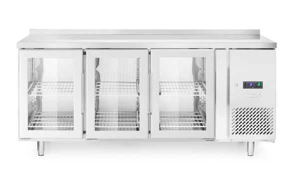 Refrigerator counter three glass door