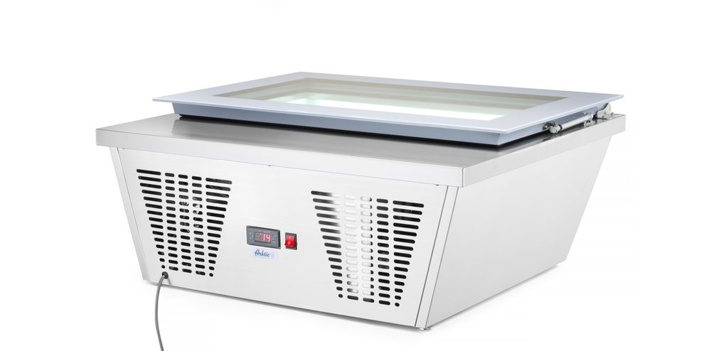 Arktic Glassfrys, 220-240V/210W, 867x735x(H)373mm