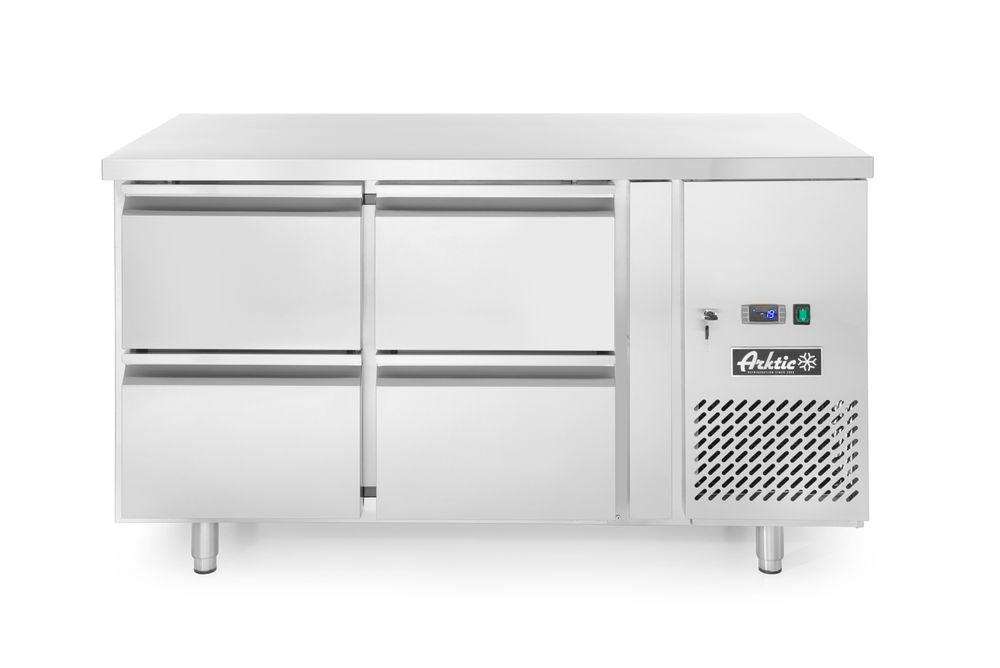 Kyldisk med fyra lådor Profi Line 280L, Arktic, Profi Line, 230V/250W, 1360x700x(H)858mm