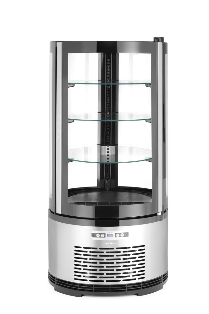 Arktic Rund kakdisplay, 100L, 230V/210W, Ø480x(H)1065mm