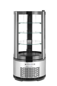 Arktic Rund kakdisplay, 100L, 230V/210W, Ø480x(H)1065mm