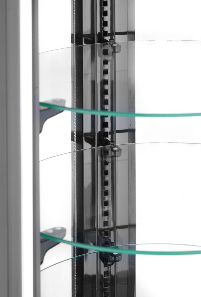 Arktic Rund kakdisplay, 100L, 230V/210W, Ø480x(H)1065mm