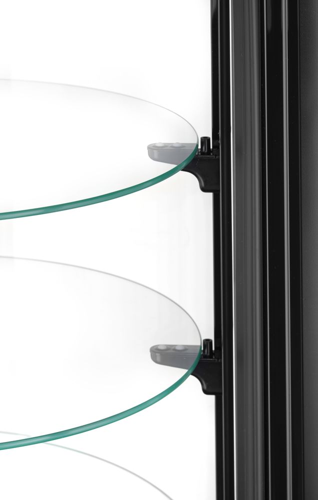 Arktic Rund kakdisplay, 100L, 230V/210W, Ø480x(H)1065mm