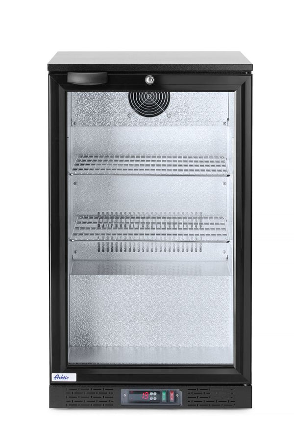 Arktic Kylskåp med barfunktion, enkeldörr, 86L, Svart, 220-240V/120W, 500x530x(H)865mm