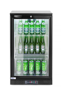 Arktic Kylskåp med barfunktion, enkeldörr, 86L, Svart, 220-240V/120W, 500x530x(H)865mm