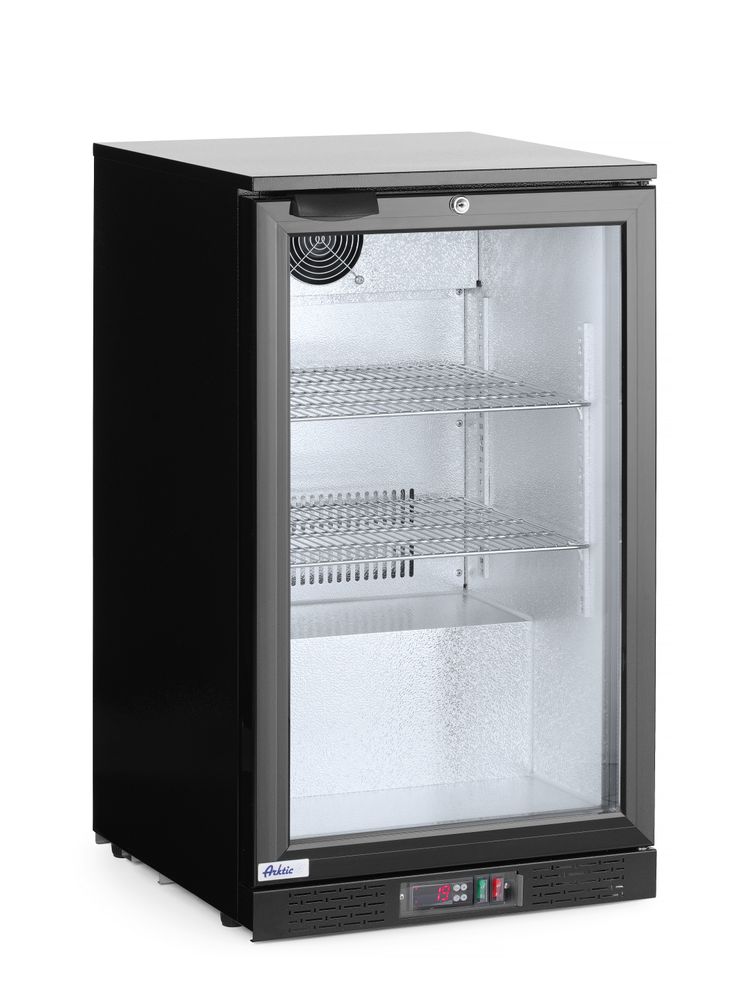 Arktic Kylskåp med barfunktion, enkeldörr, 86L, Svart, 220-240V/120W, 500x530x(H)865mm