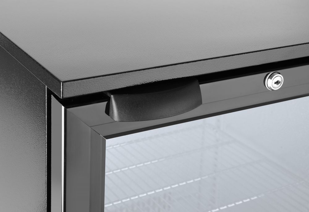 Arktic Kylskåp med barfunktion, enkeldörr, 86L, Svart, 220-240V/120W, 500x530x(H)865mm