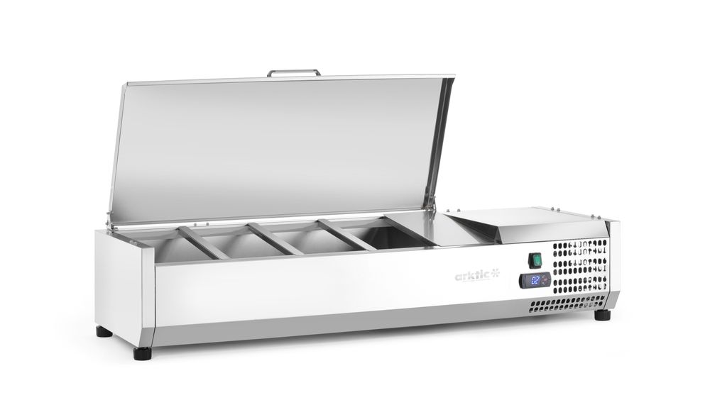 Arktic Kyld serveringsbehållare GN 1/3, 8x GN 1/3, 230V/180W, 1805x420x(H)630mm