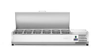 Arktic Kyld serveringsbehållare GN 1/3, 6x GN 1/3, 230V/180W, 1405x420x(H)630mm