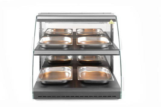 HENDI Uppvärmd bänkdisplay i kvarts, 230V/560W