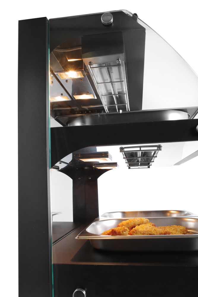 Hendi Uppvärmd bänkdisplay i kvarts, 230V/560W