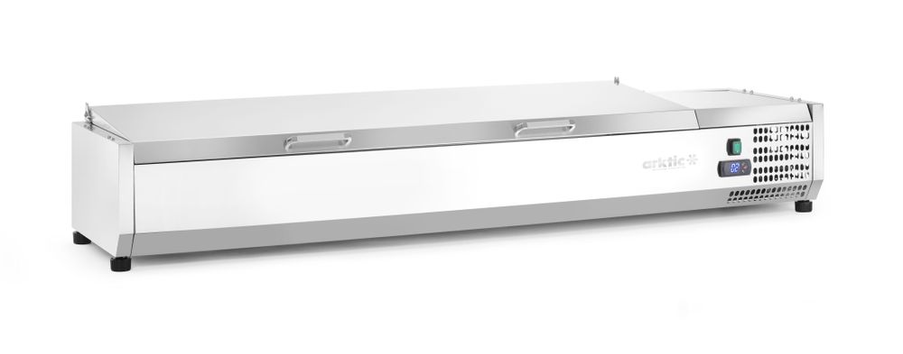 Arktic Kyld serveringsskåp GN 1/3, 7x GN 1/3, 230V/180W, 1605x420x(H)630mm