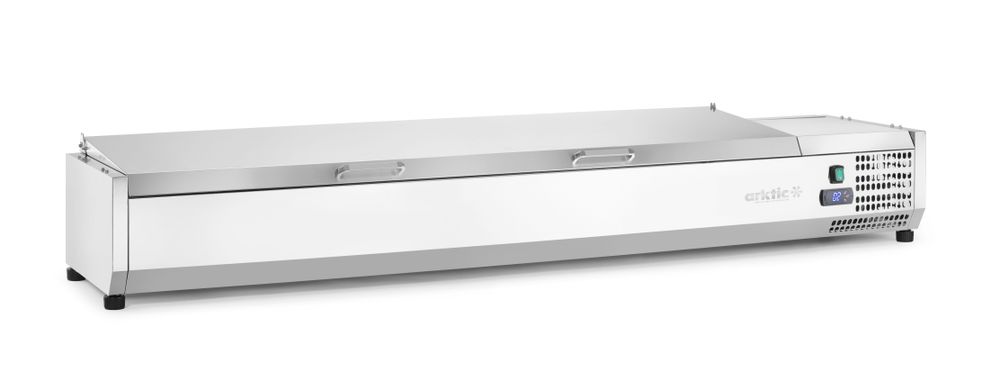 Arktic Kyld serveringsbehållare GN 1/3, 8x GN 1/3, 230V/180W, 1805x420x(H)630mm