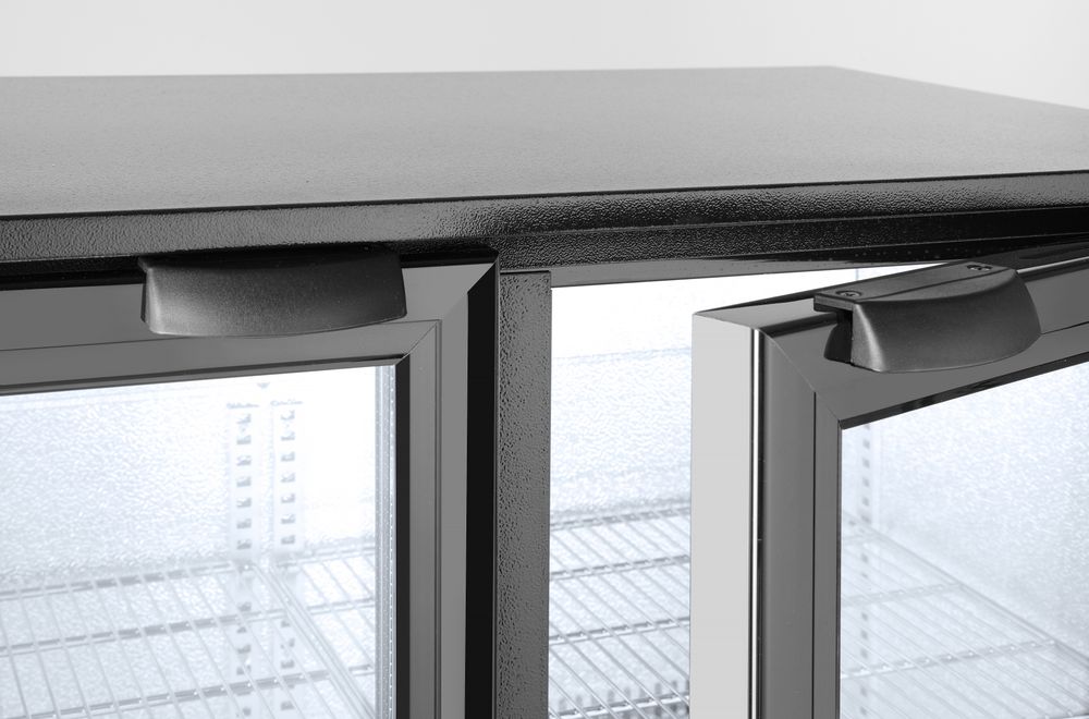 Arktic Barkyl med två dörrar, 158L, Svart, 230V/160W, 900x530x(H)865mm