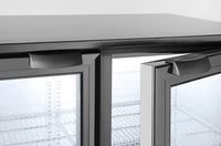 Arktic Barkyl med två dörrar, 158L, Svart, 230V/160W, 900x530x(H)865mm