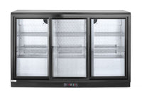 Arktic Kylskåp med barfunktion och trippelskjutdörrar, 254L, Svart, 220-240V/160W, 1350x520x(H)865mm