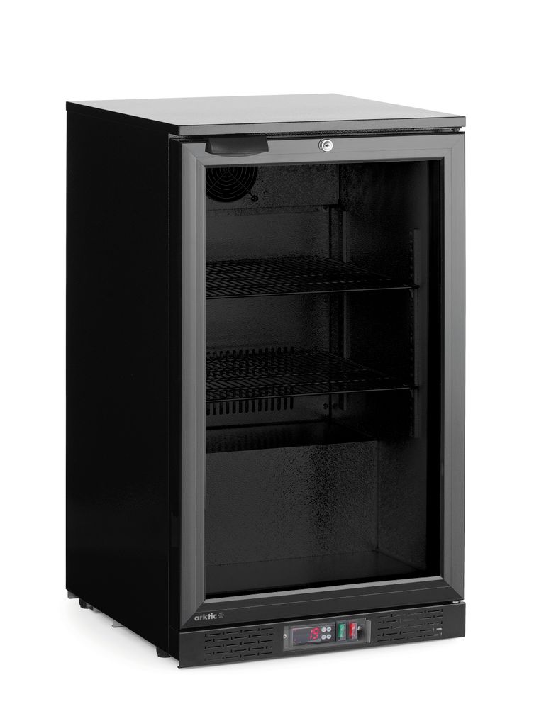 Back bar refrigerator single-door, Arktic, 86L, Black, 220-240V/120W, 500x530x(H)870mm