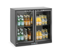 Arktic Kylskåp med barfunktion, dubbeldörr, 158 l, svart, 220-240V/160W, 900x530x(H)870 mm