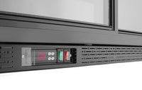 Arktic Kylskåp med barfunktion och trippelskjutdörrar, 308L, Svart, 220-240V/160W, 1350x520x(H)865mm