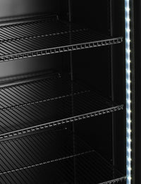 Arktic Kylskåp med barfunktion och bakgrundsbelyst panel, dubbeldörr, 512L, Svart, 220-240V/510W, 1120x585x(H)1900mm