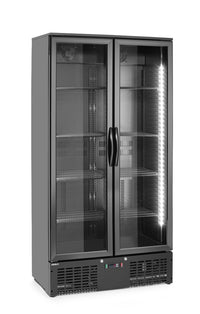 Arktic Kylskåp med barfunktion, dubbeldörr, 384L, Svart, 220-240V/365W, 900x530x(H)1820mm