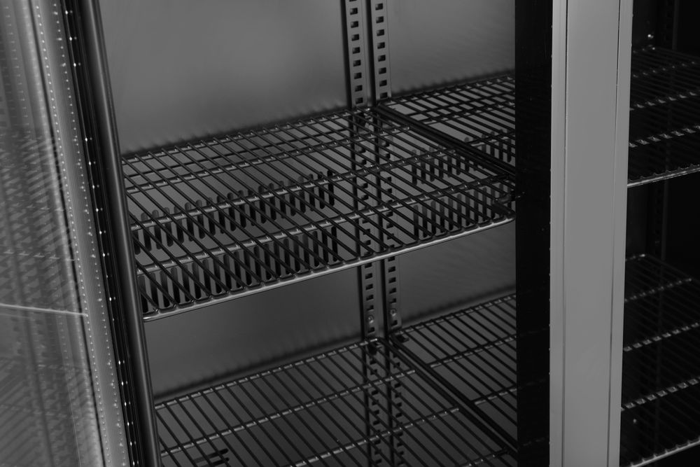 Arktic Kylskåp med barfunktion, dubbeldörr, 384L, Svart, 220-240V/365W, 900x530x(H)1820mm