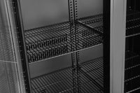 Arktic Kylskåp med barfunktion, dubbeldörr, 384L, Svart, 220-240V/365W, 900x530x(H)1820mm