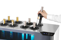 Arktic Vinkyl för bänkskiva, 2-zons Cellar, Svart, 220-240V/60W, 800x350x(H)293mm