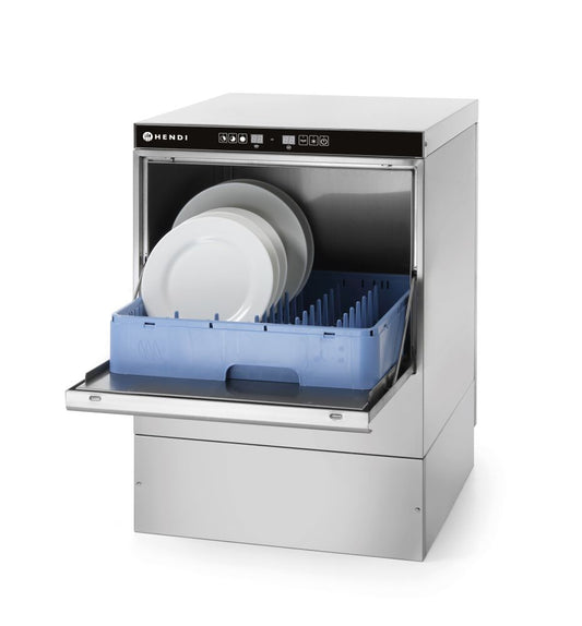 Diskmaskin 50x50 - elektronisk styrning, HENDI, 230V/3600W, 570x600x(H)830mm