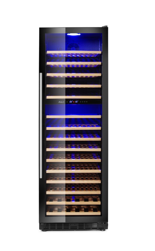 Vinkyl, 2-zoner, 160 flaskor, Arktic, 447L, 220-240V/150W, 595x730x(H)1784mm