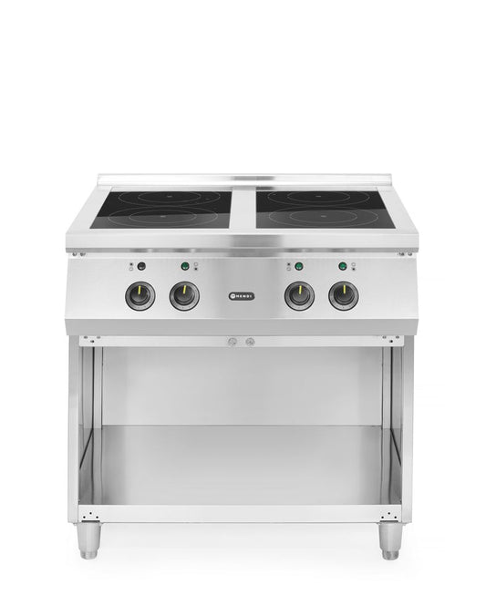 Induktionsspis med 4 plattor, HENDI, 400V/17000W, 800x720x(H)854mm