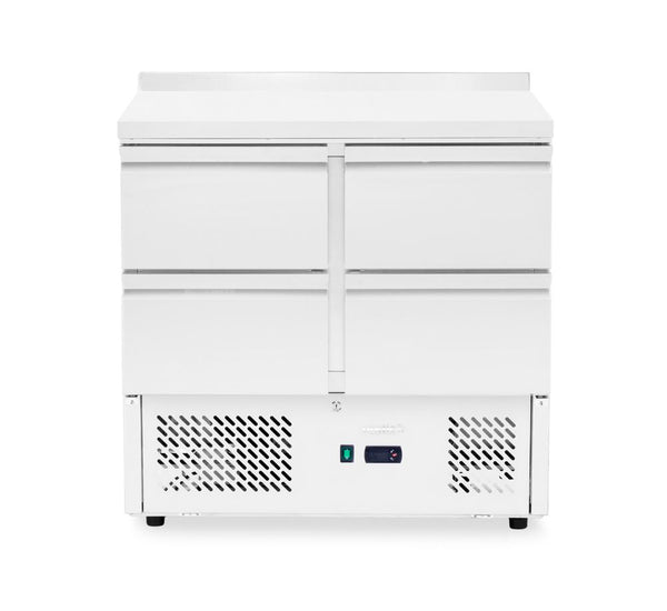 Refrigerated counter, 4 drawers