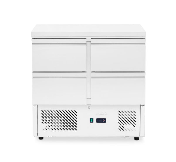 Refrigerated counter, 4 drawers