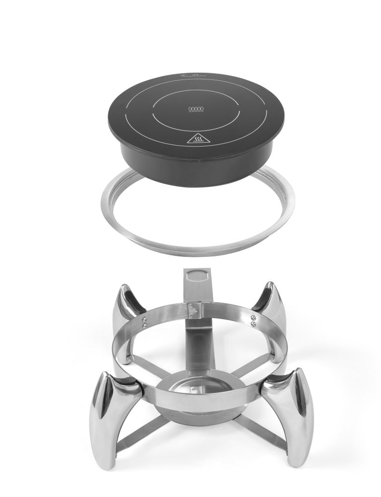 Fine Dine Induktionsvärmare 800W, Svart, 230V/800W, Ø245x(H)80mm