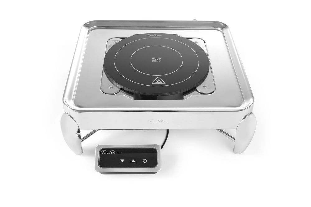 Fine Dine Induktionsvärmare 800W, Svart, 230V/800W, Ø245x(H)80mm