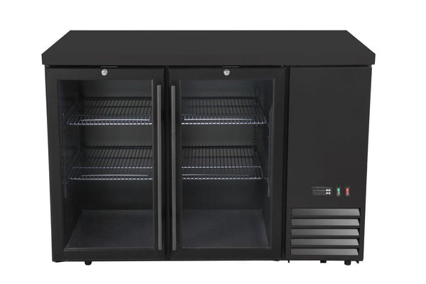 Refrigerated bar counter, glass doors