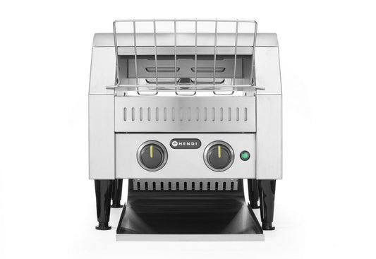 HENDI Dubbel brödrost med transportband, Silver, 230V/2240W
