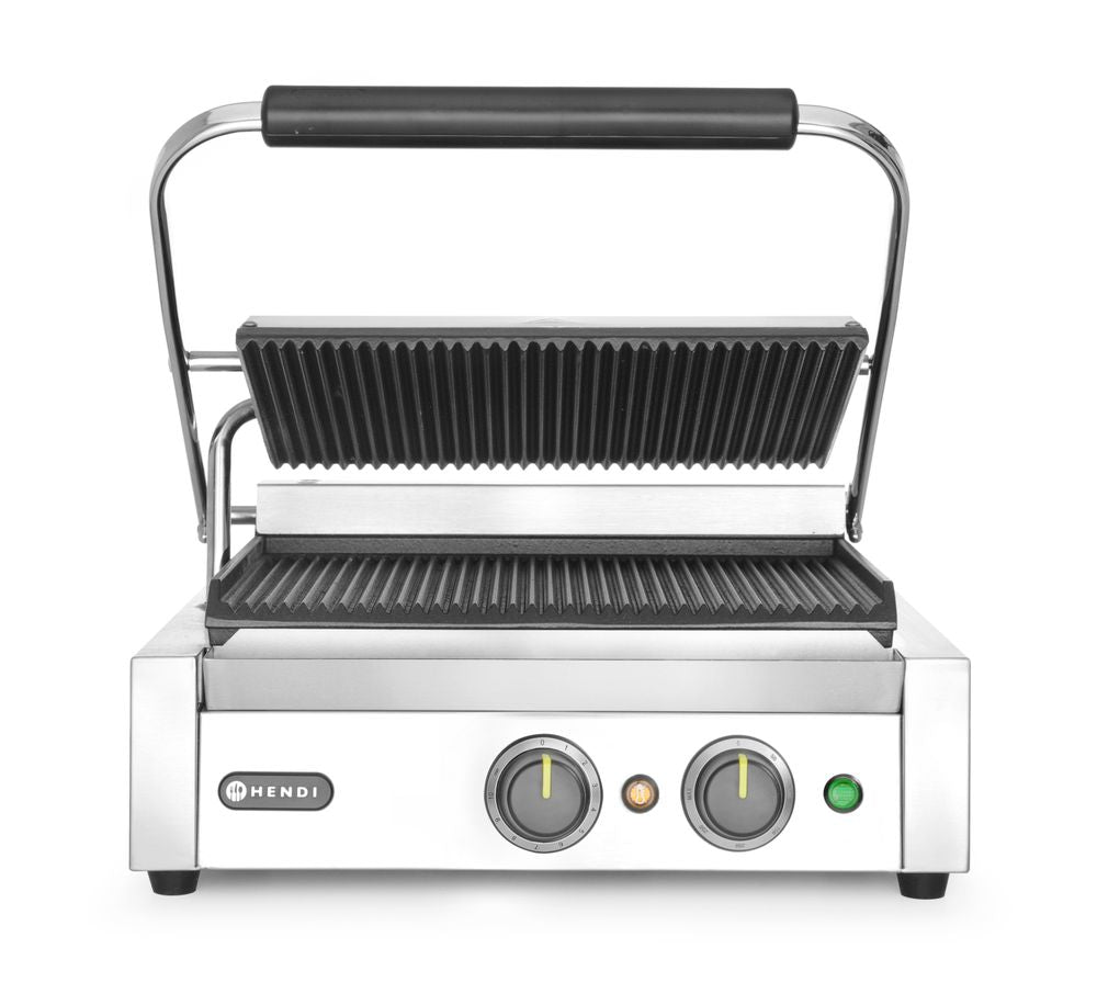 Hendi Klämgrill, Räfflad, 230V/2200W