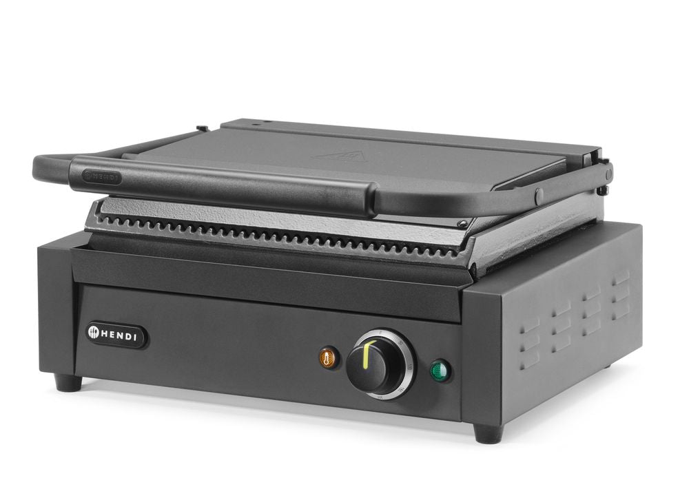 Hendi Klämgrill, Räfflad, 230V/2200W